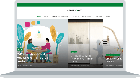 HealthVot website preview
