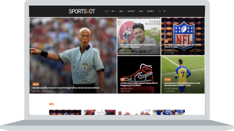 SportsVot website preview